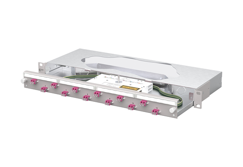 Metz Connect Patchfeld splice 12xLC-D OM4 grau 1504977512-F Metz Connect Patchfeld splice 12xLC-D OM4 grau 1504977512-F