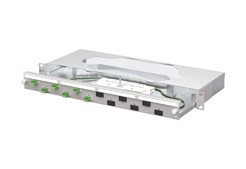 Metz Connect Patchfeld splice 6xLC-D APC OS2 grau 1504997606-F Metz Connect Patchfeld splice 6xLC-D APC OS2 grau 1504997606-F