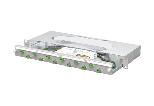 Metz Connect Patchfeld splice 12xLC-D APC OS2 grau 1504997612-F Metz Connect Patchfeld splice 12xLC-D APC OS2 grau 1504997612-F