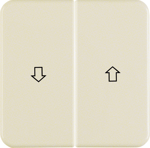 Berker Wippe cremeweiß glänzend Symbol Pfeil, IP44 155222