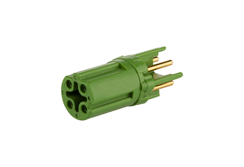 Metz Connect Leiterplattenbuchse M12 D-kodiert4-polig MMT060A115