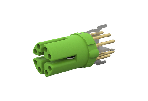 Metz Connect Leiterplattenbuchse M12 X-kodiert8-polig MMT060A315