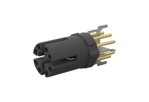 Metz Connect Leiterplattenbuchse M12 X-kodiert8-polig MMT060A315-0001