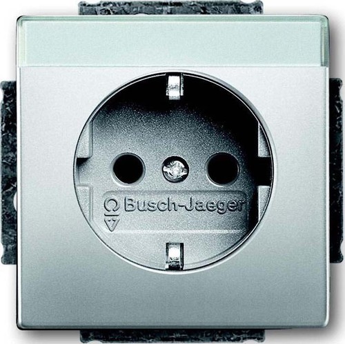 Busch-Jaeger Steckdose edelstahl 20 EUN-866
