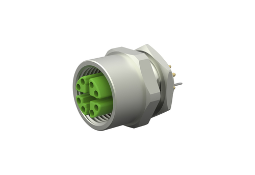 Metz Connect Leiterplattenbuchse M12 X-kodiert8-polig MMT361A315-0009