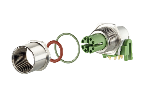 Metz Connect Leiterplattenbuchse M12 X-kodiert8-polig MMT471A315-0004