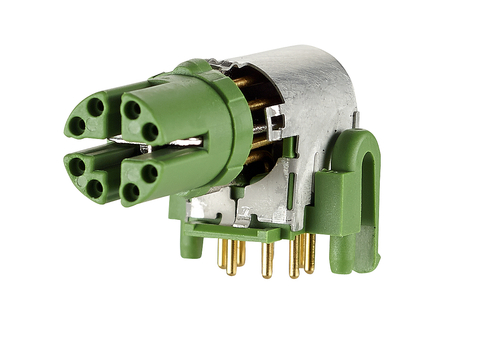 Metz Connect Leiterplattenbuchse M12 X-kodiert8-polig MMTA70A315