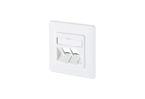 Metz Connect Modul Anschlussdose UP 2 Port unbestückt 1309151027-E