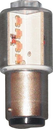 Scharnberger+Hasenbein LED-Leuchte 18,5x45mm Ba15d 230VAC/DC gelb 35714