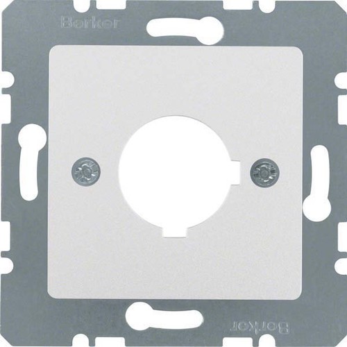 Berker Zentralplatte 22,5 mm aluminium matt 14321404