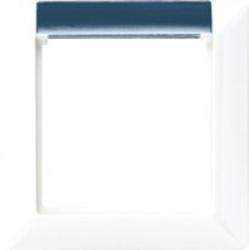 Jung Rahmen 1-fach alpinweiß mit Fenster AS 581-1 BF INA WW