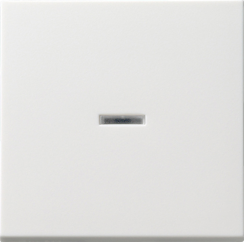 Gira Wippschalter reinweiß m. Kontrollfenster 091403