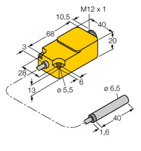 Turck Sensor induktiv BI1.5-EH6 #1533010