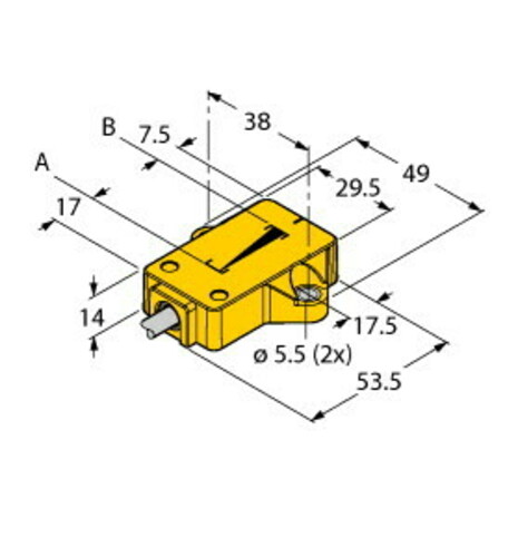 Turck Induktiver Linearwegsensor LI25P1QR14LU4X2/S97 Turck Induktiver Linearwegsensor LI25P1QR14LU4X2/S97