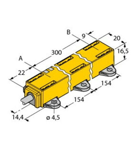 Turck Induktiver Linearwegsensor LI300P1Q17LM1LIU5X2 Turck Induktiver Linearwegsensor LI300P1Q17LM1LIU5X2