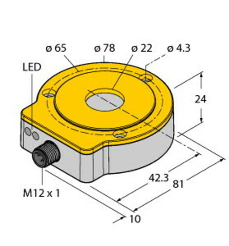 Turck Berührungsloser Drehgeber RI360P0 #1590910