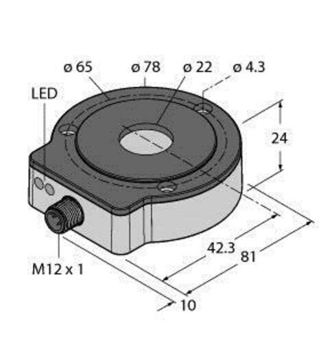 Turck Berührungsloser Drehgeber RI360P0-E #1590912