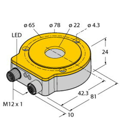 Turck Berührungsloser Drehgeber RI360P0-Q #1590914