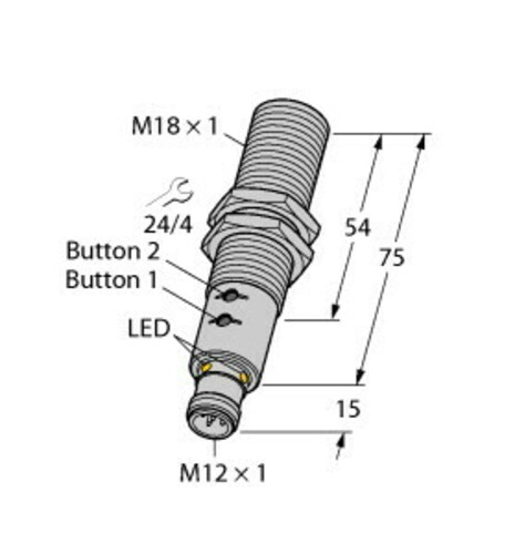 Turck Ultraschallsensor RU40U-M18 #1610016