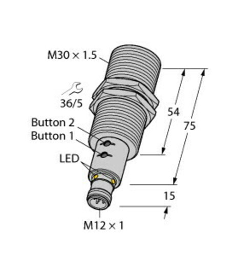 Turck Ultraschallsensor RU130U-M3 #1610046