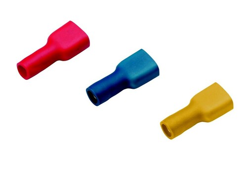 Cimco Werkzeuge Flachsteckhülsen 2,8 x 0,5mm, blau 180246