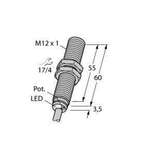 Turck Sensor kapazitiv BC3-M12-A #2601004