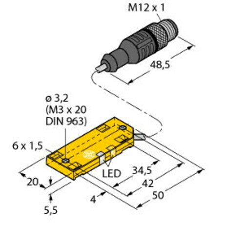 Turck Sensor kapazitiv BC5-QF5.5 #2620135