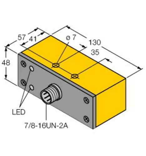 Turck Sensor induktiv NI30Q130ADZ30X2B1131