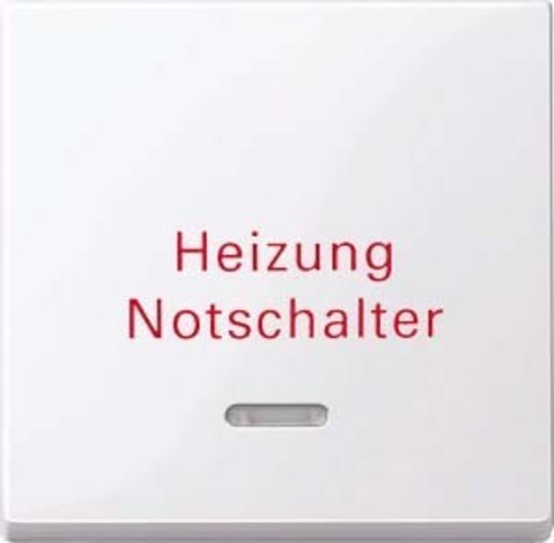 Merten Wippe Kontr.Fenster aws/gl Aufdruck Heizung 435125