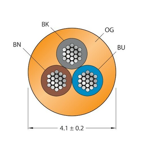 Turck Aktuator- u. Sensorleitung PUR CABLE3X0.34 #6628621 Turck Aktuator- u. Sensorleitung PUR CABLE3X0.34 #6628621