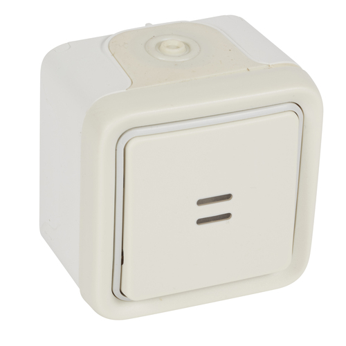 Legrand (BT) Taster 1p. weiß Schließer AP, 10A,250V, IP55 Legrand 069764