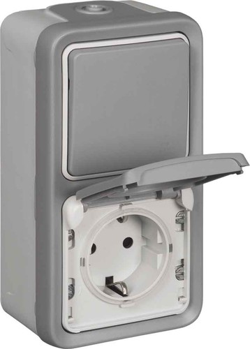 Legrand (BT) Kombination gr Steckd.+We.schalter Legrand 069746
