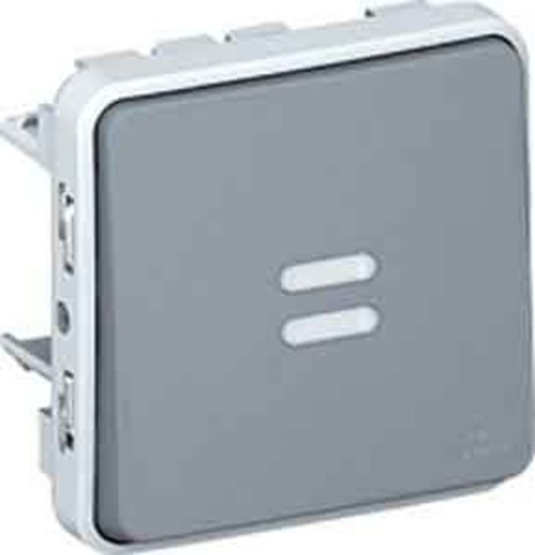 Legrand (BT) Taster 1p. gr beleuchtet AP, 10A, IP55 Legrand 069542