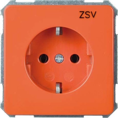 Elso UP-Steckdoseneinsatz ZSV orange 205118