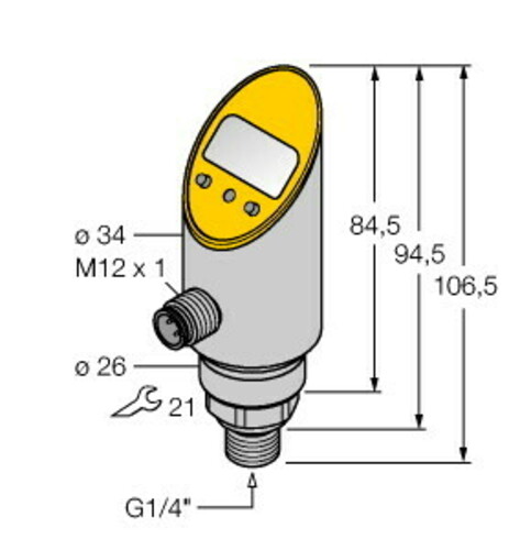 Turck Drucksensor PS025V3042UPN8XH1141