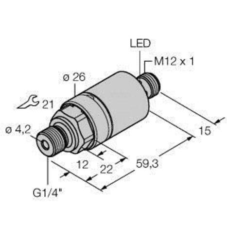 Turck Drucksensor PC010V-204 #6833753