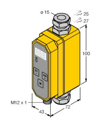 Turck Inline-Sensor Auswertelektronik FTCI-15D1 #6870043 Turck Inline-Sensor Auswertelektronik FTCI-15D1 #6870043