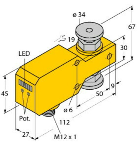 Turck Inline-Sensor FCI34D10A4PLIXH1141