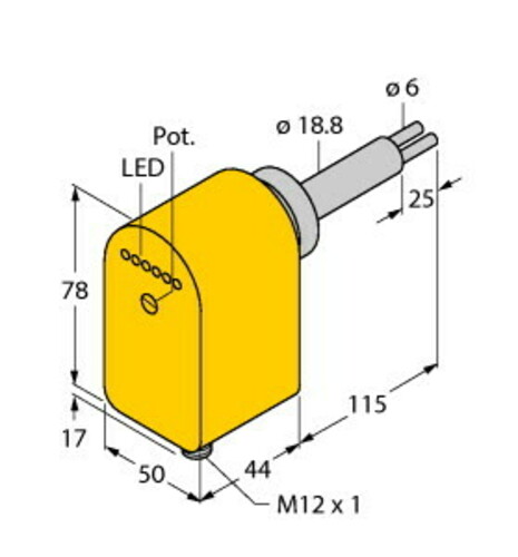 Turck Eintauchsensor FCS-HA2P- #6870720