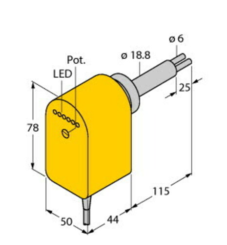 Turck Eintauchsensor FCS-HA2P- #6870724