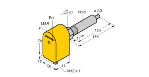 Turck Eintauchsensor FCS-N1/2A #6871011