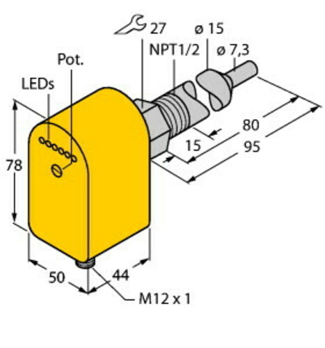 Turck Eintauchsensor FCS-N1/2A #6871049