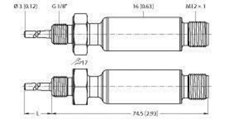 Turck Edelstahltransmitter m. integrier. Fühler TTMS-103A #9910650 Turck Edelstahltransmitter m. integrier. Fühler TTMS-103A #9910650