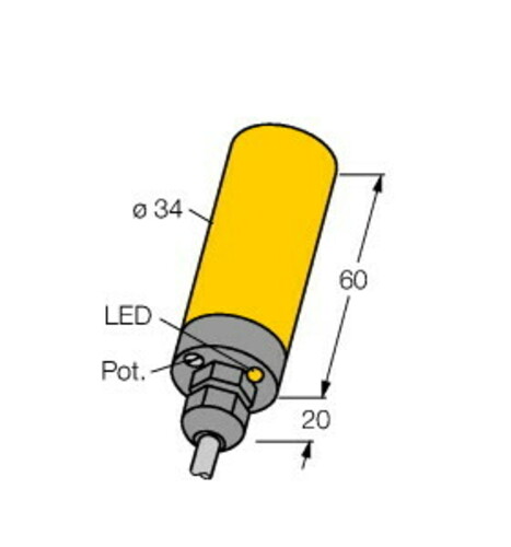 Turck Sensor kapazitiv BC15-K34-VP4X