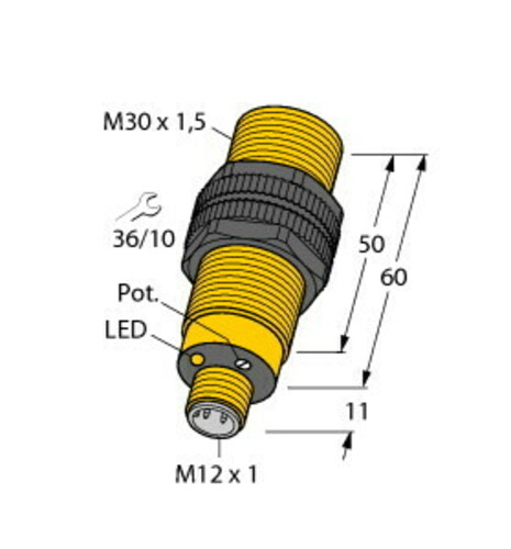 Turck Sensor kapazitiv BCC10-S30-VP4X-H1141