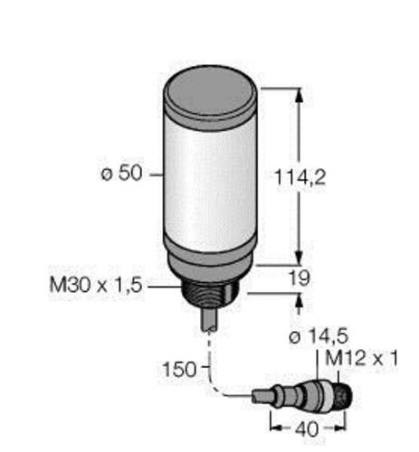 Turck LED-Anzeige Signalsäule CL50GRXPQP