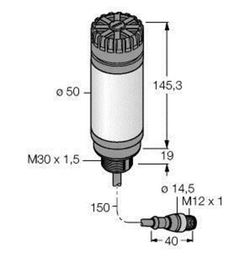 Turck LED-Anzeige Signalsäule CL50GXXAPQP