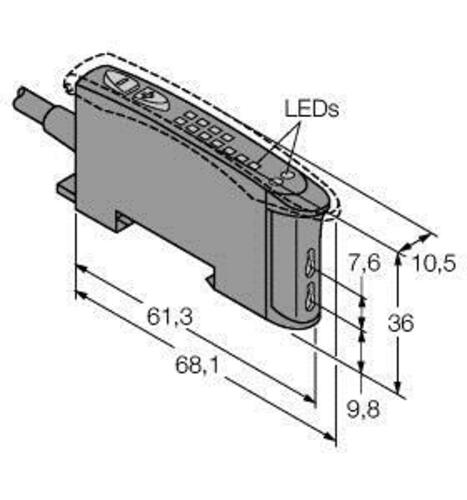 Turck Opto Sensor Lichtleiter D10BFP