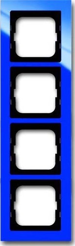 Busch-Jaeger Rahmen 4-fach blau 1724-288
