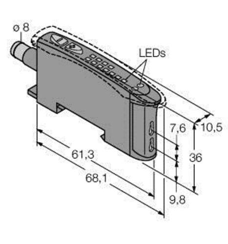 Turck Opto Sensor Lichtleiter D10BFPGQ